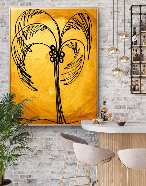 Gold - Palm Tree