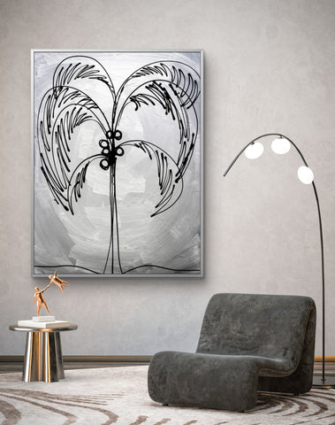 Silver - Palm Tree