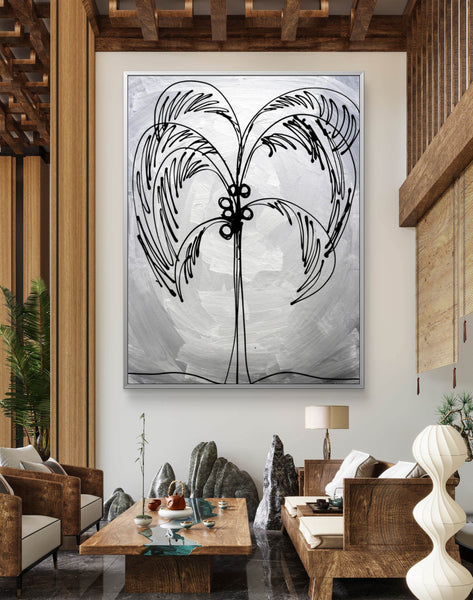 Silver - Palm Tree
