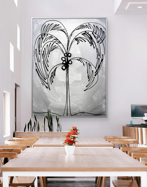 Silver - Palm Tree