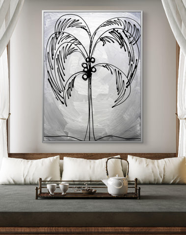 Silver - Palm Tree