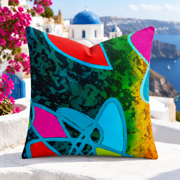Santorini villa terrace - Happy 2