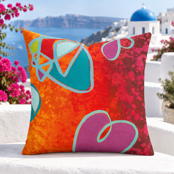 Santorini villa terrace - Happy 4