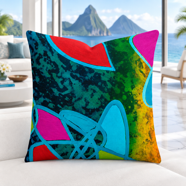 St. Lucia bright cool-white modern luxury resort suite - Happy 2