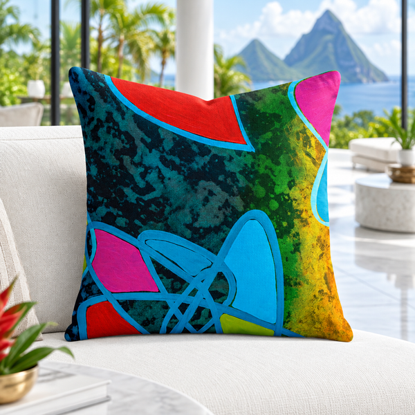 St. Lucia bright cool-white modern luxury resort villa - Happy 2