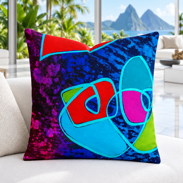 St. Lucia bright cool-white modern luxury resort villa - Happy