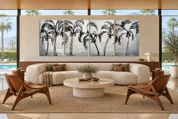 Palm Trees - Silver