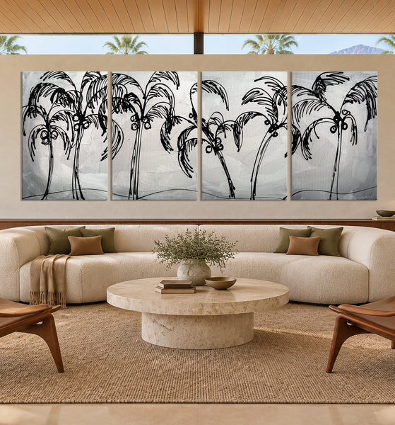 Palm Trees - Silver