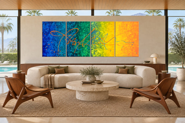 "Joy in Motion" Original Modern Abstract Painting