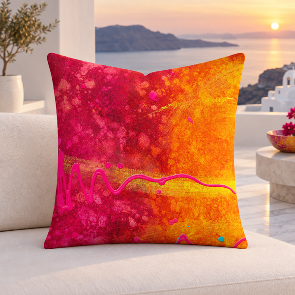 Summertime Santorini sunset preview