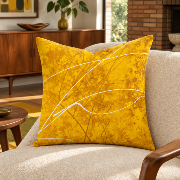 Sunny Day in a walnut mid-century room