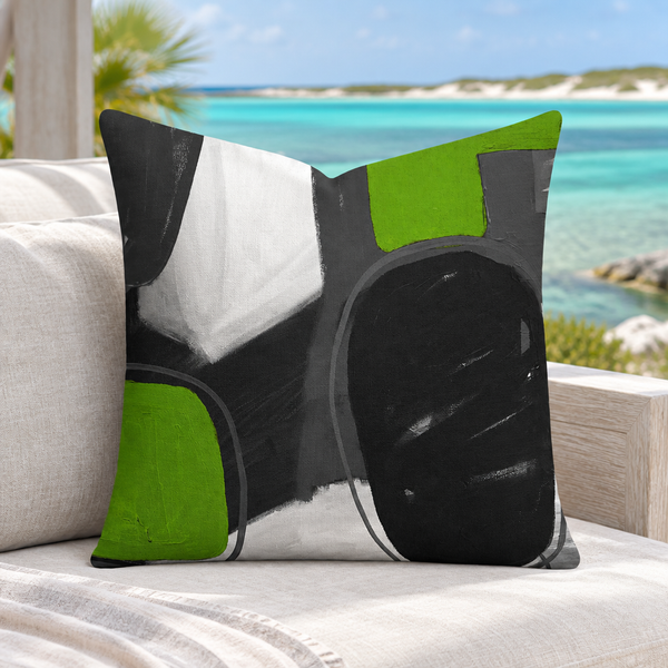 Turks and Caicos daybed - Lime & Gray