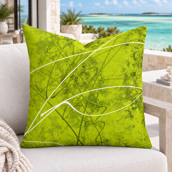 Turks and Caicos terrace lounge chair - Chartreuse