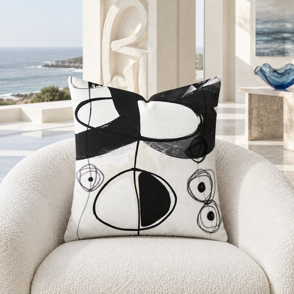 White gallery villa