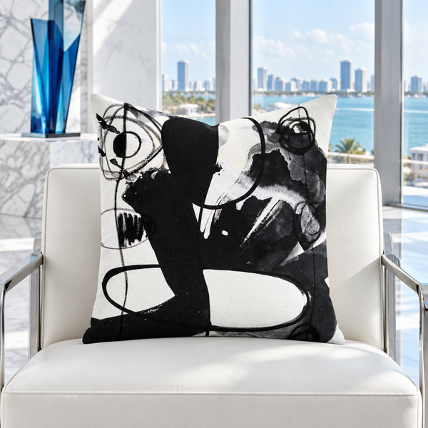 White marble Miami penthouse