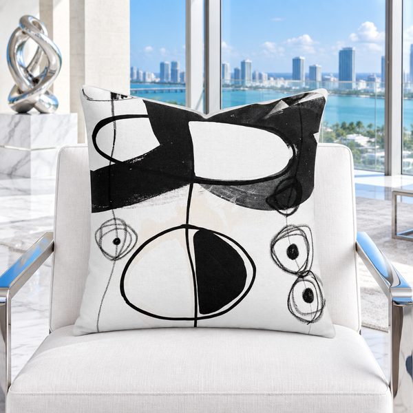 White marble Miami penthouse