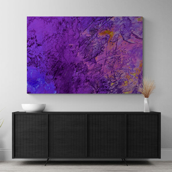 Abstract Wall Art - Amethyst