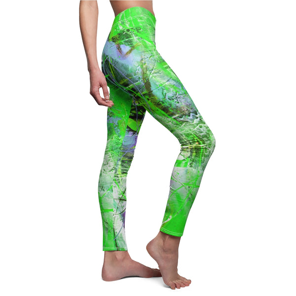 Women's Leggings (Bright Collection) Lime Green