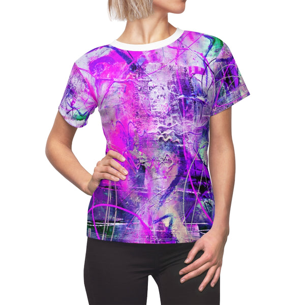 Women's Tee (Bright Collection) Pink & Purple