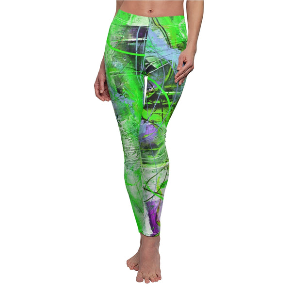 Women's Leggings (Bright Collection) Lime Green