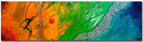 "A Beautiful Day" Original Modern Abstract Painting