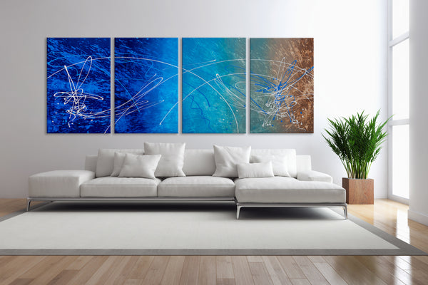 Abstract Painting  "Beautiful Beach"