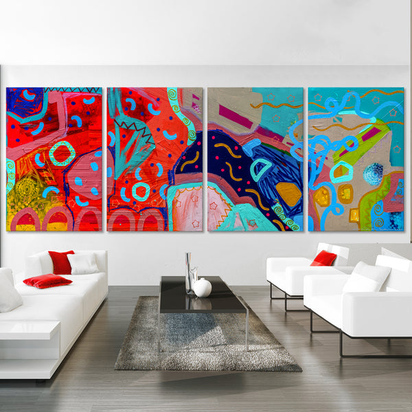 "Celebrate Life 2" Original Modern Abstract Painting