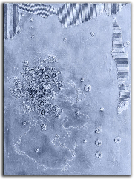 Abstract Painting "Pure Silver"