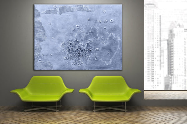 Abstract Painting "Pure Silver"