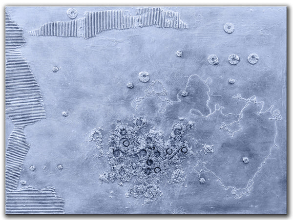 Abstract Painting "Pure Silver"