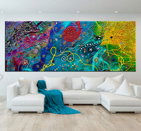 ArtZ® Technicolor Dreams Canvas Paintings