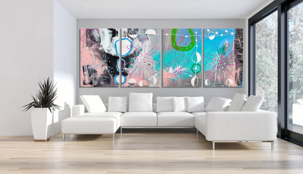 Abstract Painting "Wonderland"