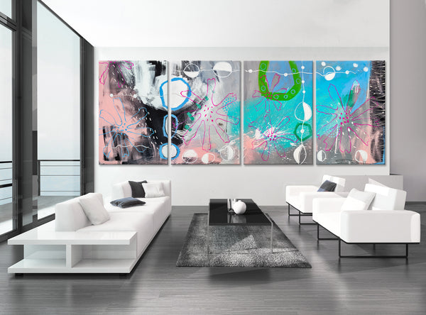 Abstract Painting "Wonderland"