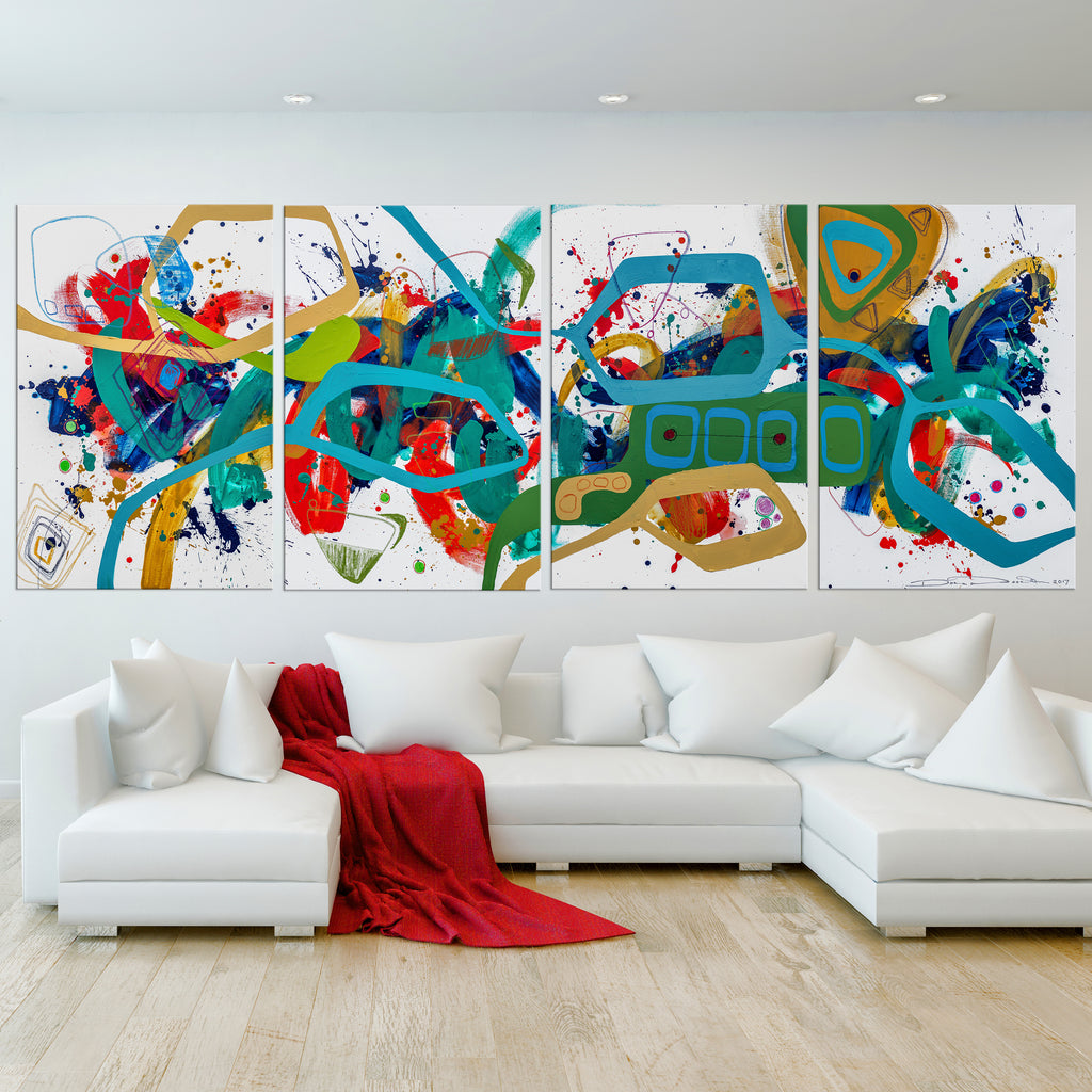 "Great Times" Original Modern Abstract Painting