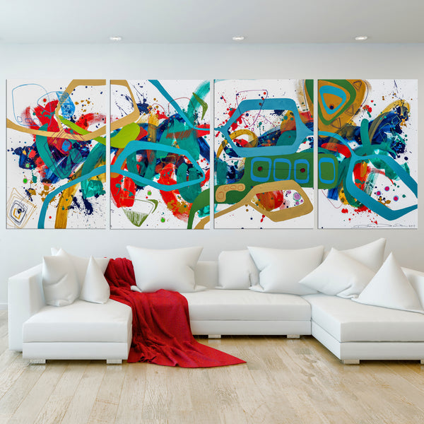 "Great Times" Original Modern Abstract Painting