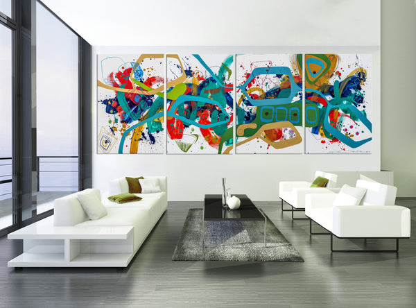 "Great Times" Original Modern Abstract Painting