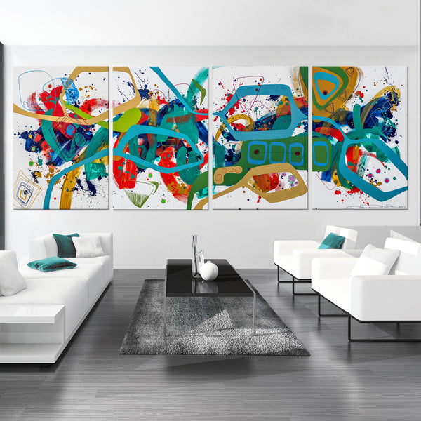 "Great Times" Original Modern Abstract Painting