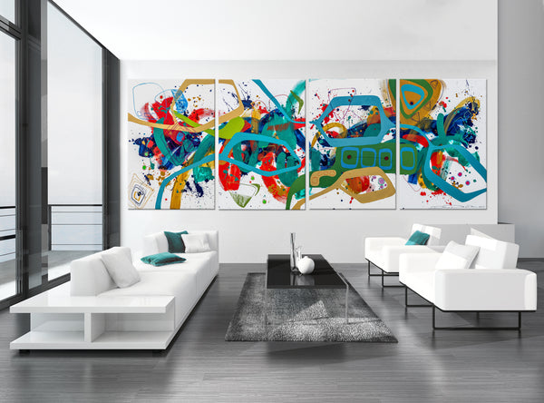 "Great Times" Original Modern Abstract Painting