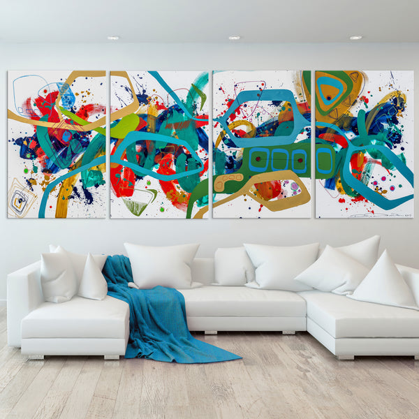 "Great Times" Original Modern Abstract Painting