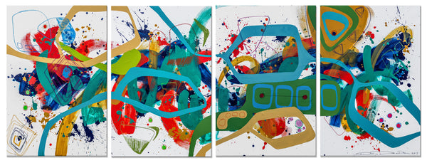 "Great Times" Original Modern Abstract Painting