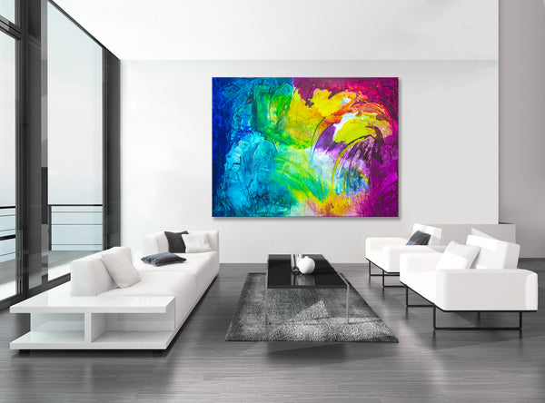 Abstract Painting "Just Imagine"