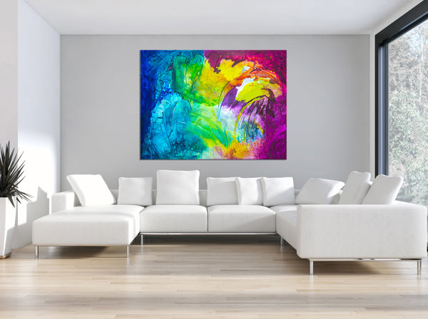 Abstract Painting "Just Imagine"