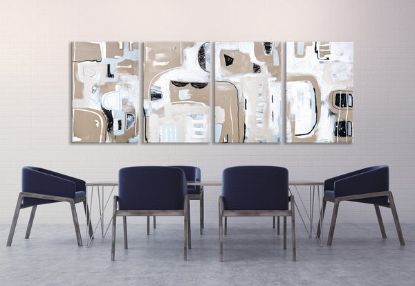 Abstract Painting "New Journey"
