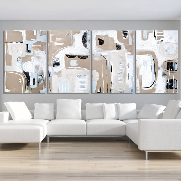 Abstract Painting "New Journey"
