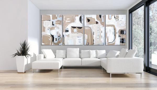 Abstract Painting "New Journey"