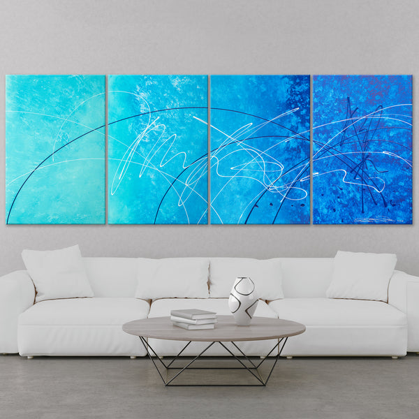 Abstract Painting "Ocean Breeze"