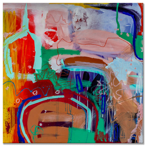 "Reminiscence 2" Original Modern Abstract Painting