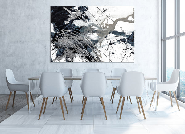 Splash - Black, White, & Gray - 1