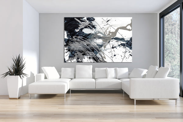 Splash - Black, White, & Gray - 1