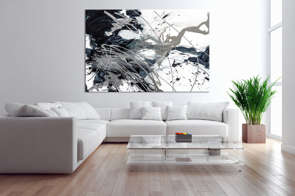 Splash - Black, White, & Gray - 1